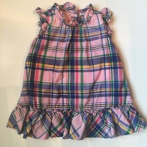 Polo plaid 2 piece dress set